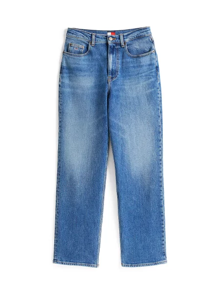 Tommy Jeans Jeansy Layla Straight Fit modrá