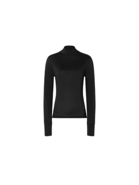 Sweter z golfem super.natural czarny