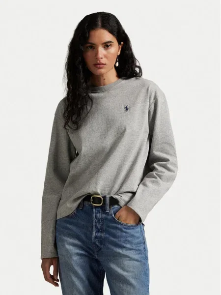 Polo Ralph Lauren Блуза Straight Fit сив