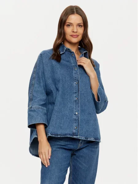 ONLY Bluza ONLGRACE moder denim modra