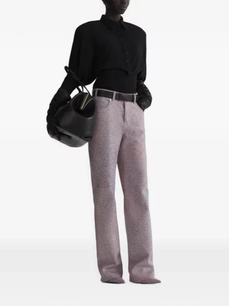 Tricou polo Mugler roz