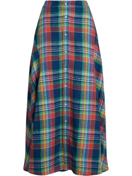 Polo Polo Ralph Lauren z twillu do kolan plisowane żółte