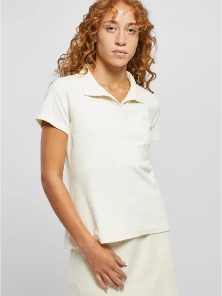 Koszulka polo Urban Classics biała