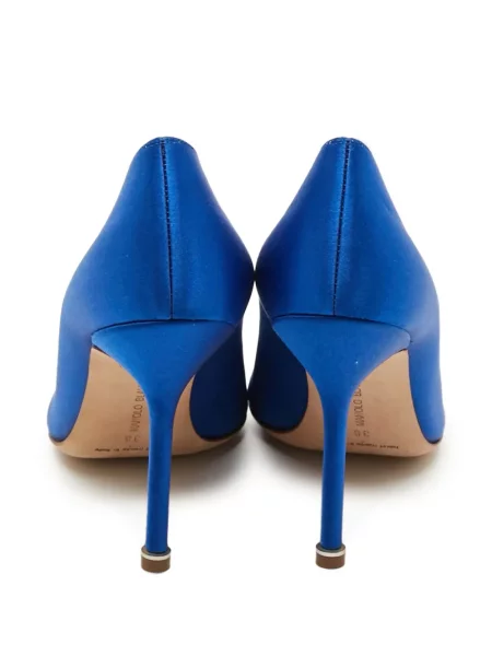 Boríték fazonú körömcipő Manolo Blahnik kék
