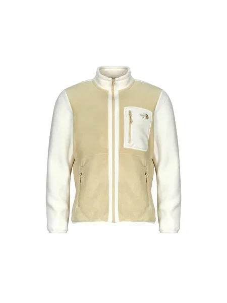 Pulover The North Face iz flisa bež