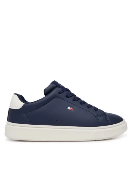 Sneakersy Tommy Hilfiger S Tmavomodrá biela