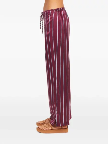 Pantaloni The Upside cu cordon roșu