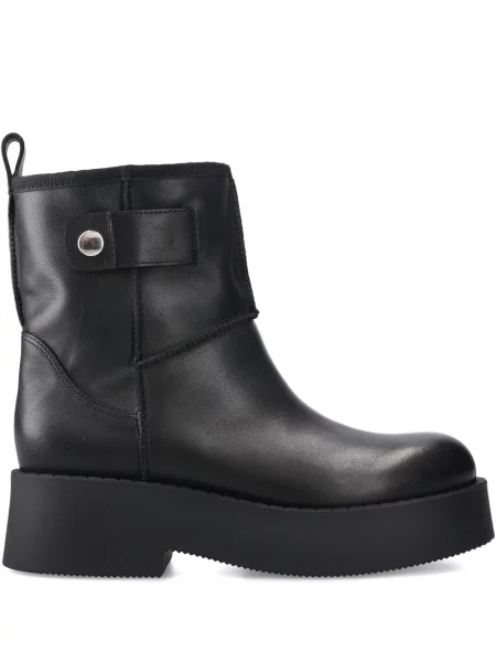 Cizme scurte Premiata din piele negru