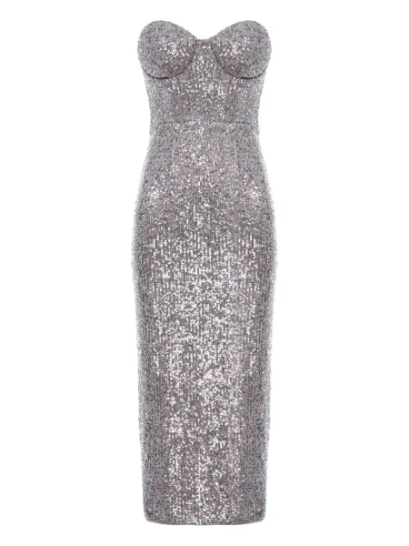 Rochie Cuanna de costum argintiu