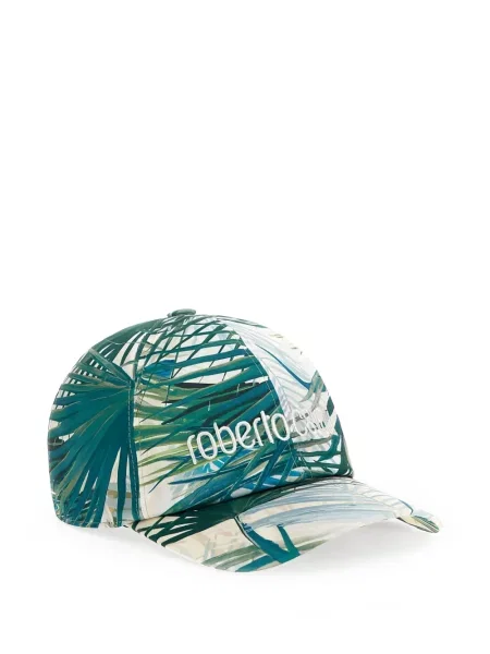 Șapcă Roberto Cavalli cu broderie verde