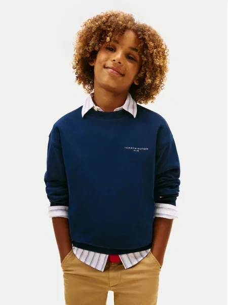 Tommy Hilfiger Bluza Mini Corp D granatowy