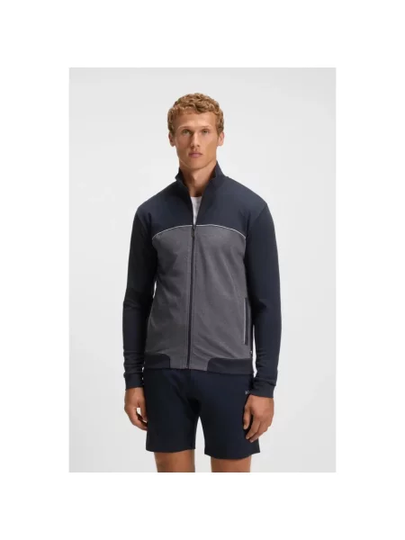 Bluza rozpinana Hugo niebieska