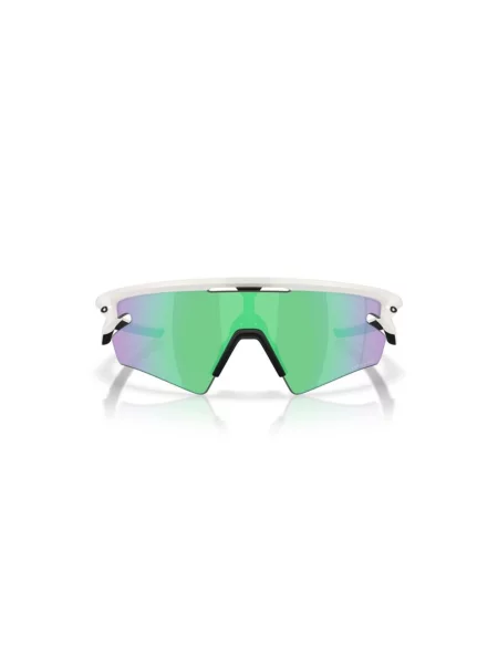 Okulary Oakley Sphaera Slash Matte Vapor z soczewką Prizm Road Jade białe