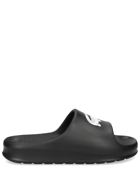 Papuci Lacoste cu imagine negru