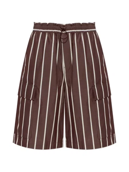 Pantaloni scurți cargo Rag & Bone cu dungi maro