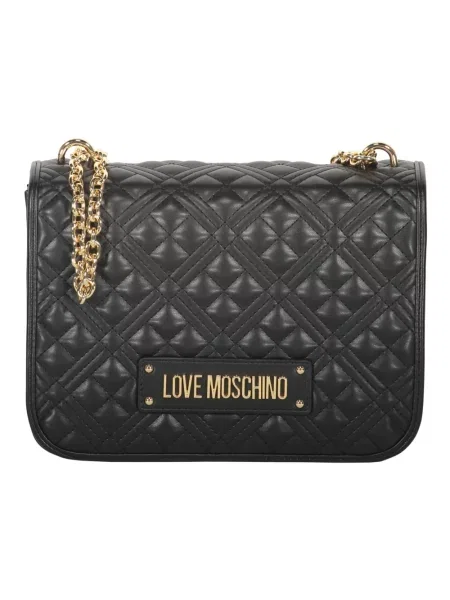 Torebka Love Moschino z logo czarna