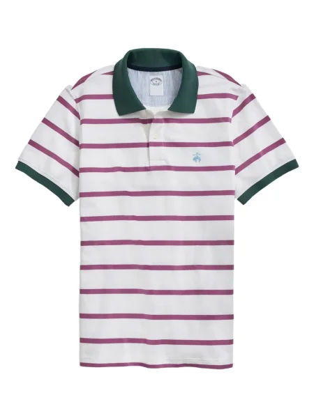 Polo Brooks Brothers cu dungi alb