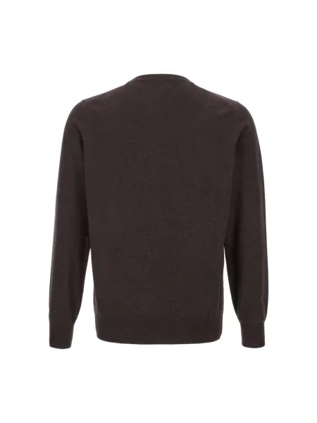 Sweter Brunello Cucinelli brązowy