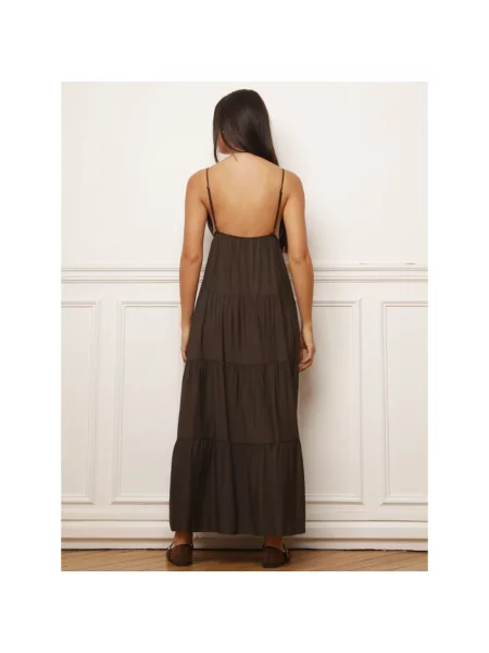 Haljina La Modeuse smeđa