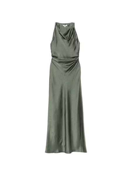 Rochie maxi Vince cu volane verde
