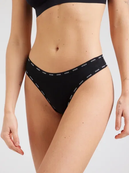 Guess tangá dámske s elastanom čierna