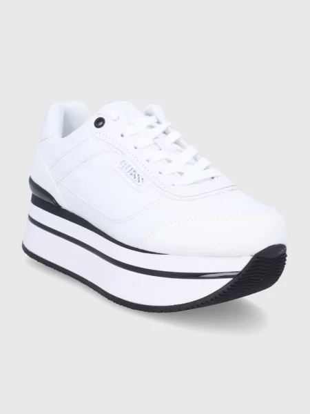 Guess Buty HANSIN na platformie biały