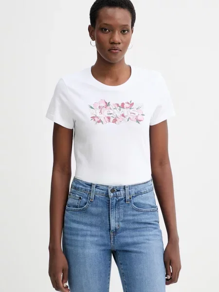 Tričko Levi's THE PERFECT TEE bílé