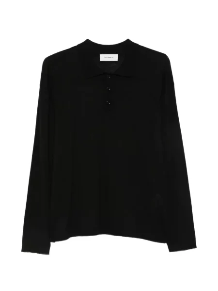 Tricou polo Lisa Yang negru