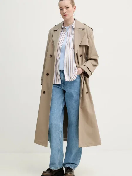 A.P.C. koszula chemise stephanie relaxed z kołnierzykiem klasycznym niebieski