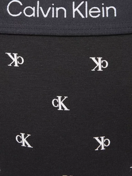 Стринги Calvin Klein с принтом черные
