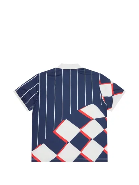 Tricou Icecream în carouri albastru