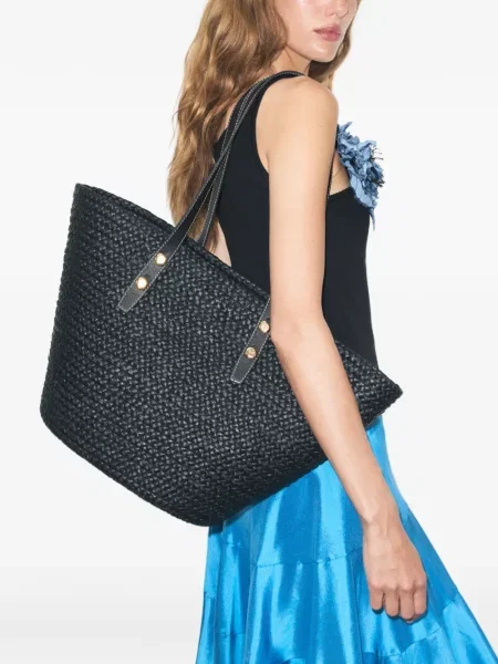 Geantă shopper Tory Burch negru