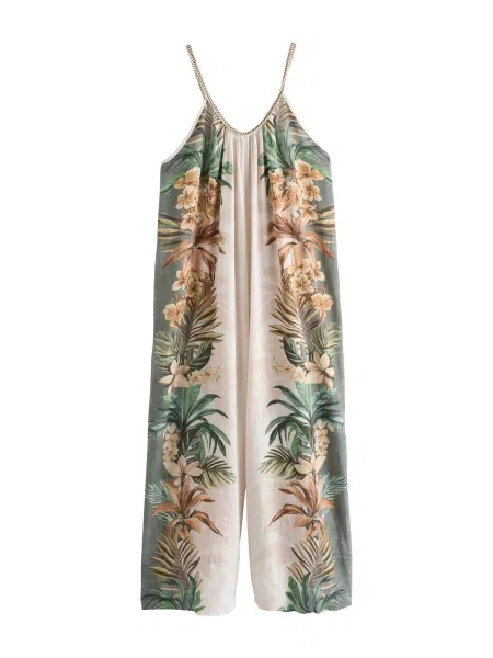 Next Salopeta / închis / verde bej