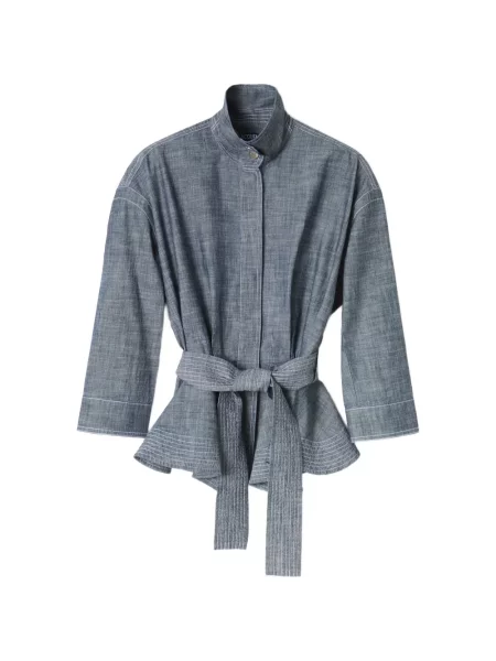 Cu centură geacă Jacquemus gri
