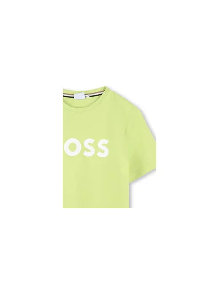 BOSS Marškinėliai D Regular Fit žalia