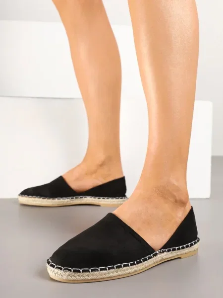 Espadrile Wommea negre