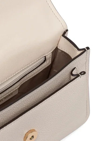 Portofel Michael Michael Kors cu volane plisat de lână negru