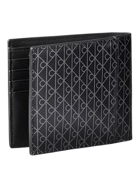 Calvin Klein Portofel gri deschis negru