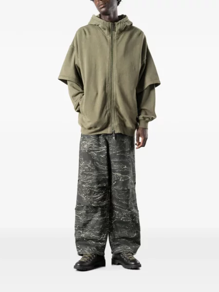 Majica s kapuljačom Maharishi zelena