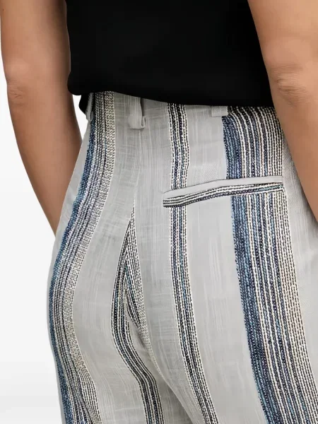 Pantaloni Fracomina cu dungi gri