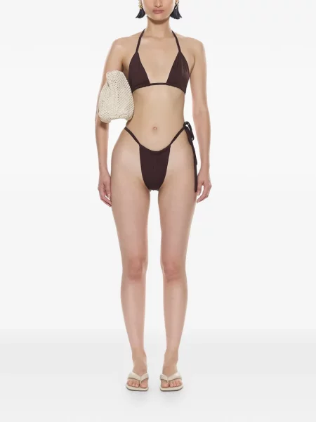 Bikini Myra Swim cu legături maro