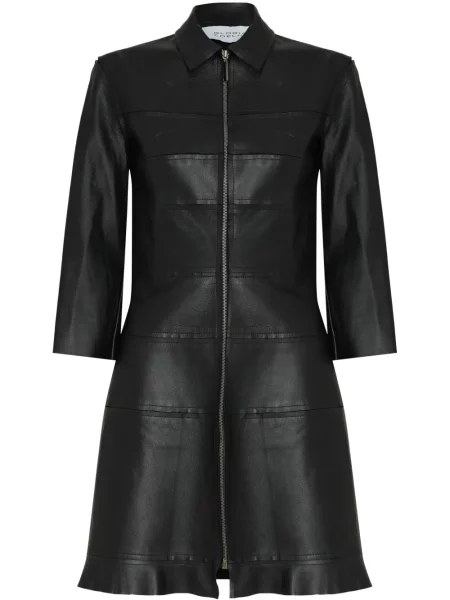 Kurtka skórzana Gloria Coelho czarna