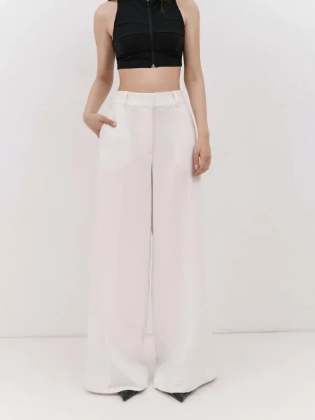 Pantaloni alb