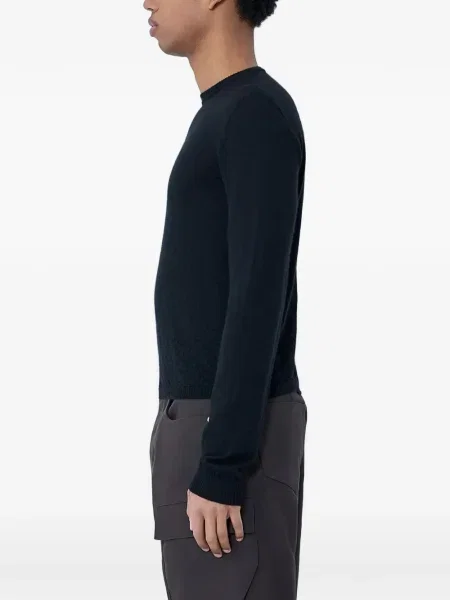 Pulover Rick Owens cu decolteu rotund negru