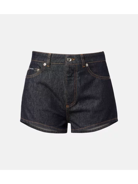 Pantaloni scurți din denim Dolce&gabbana albastru