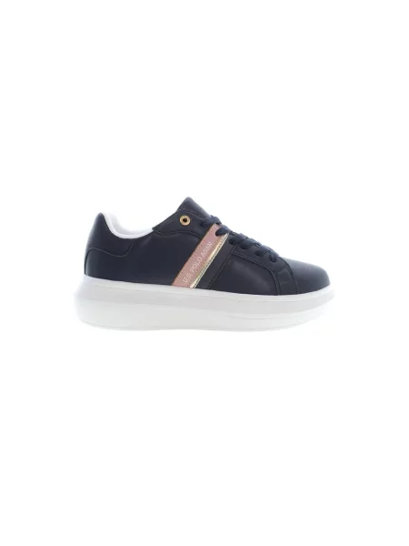 Sneakersy U.s Polo Assn. skórzane niebieskie
