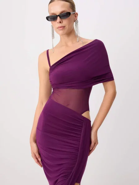 Trendyol Rochie de seară mov închis