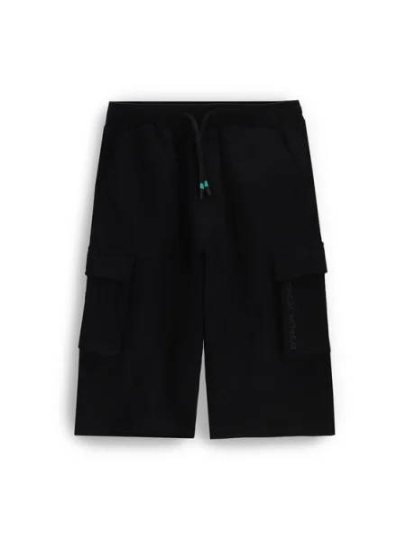 Coccodrillo Pantaloni scurți sport negru