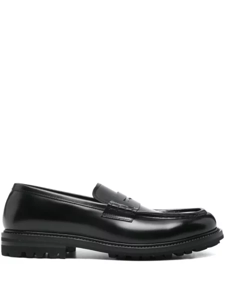 Pantofi loafer Henderson Baracco din piele negru