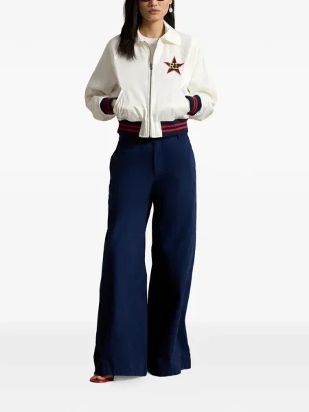 Μικρός πλεκτά σορτς Polo Ralph Lauren με κέντημα λευκό